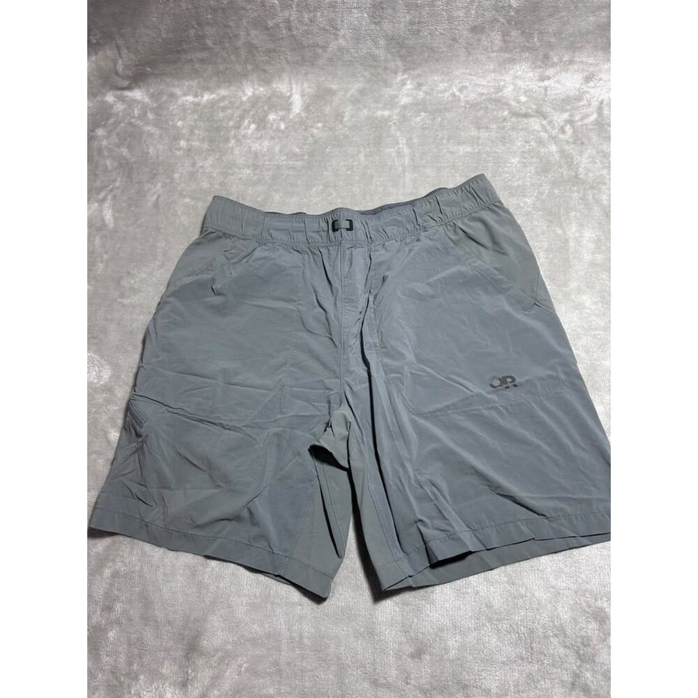 Outdoor Research Astro Shorts Men Large Gray Outdoor Running Hiking Gym Active